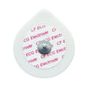 Electrodo ECG CNSAC, forma de gota, 43x49mm, espuma