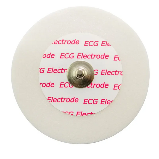 Electrodo de ECG CNSAC, redondo, 30 mm, espuma, alternativa al Covidien H124SG