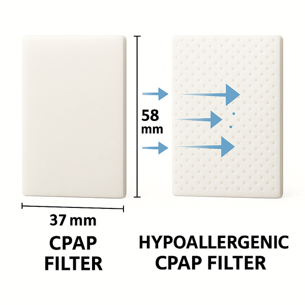 Filtros CPAP hipoalergénicos para Löwenstein prismaLINE - Para vías respiratorias especialmente sensibles