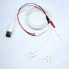 Cable adaptador, 2×0,7 mm hembra, conector DIN de 5 patillas