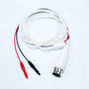 Cable adaptador, 2×0,7 mm hembra, conector DIN de 5 patillas