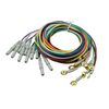 Electrodos CNSAC Gold Cup, cable de 200 cm, 10 unidades