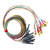 Electrodos Grass Gold Cup, cable de 61 cm, 10 unidades
