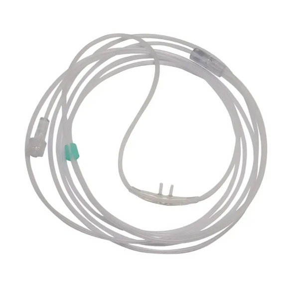 Cánulas nasales pediátricas para recién nacidos, longitud del tubo 180 cm, conexión Luer-Lock, 25 unidades