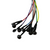Electrodos de copa CNSAC de plata/cloruro de plata (Ag/AgCl), cable de 200 cm, 10 unidades