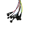 Electrodos de copa CNSAC de plata/cloruro de plata (Ag/AgCl), cable de 250 cm, 10 unidades