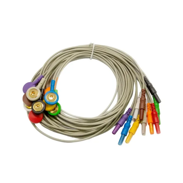 Cable de pulsador, conector DIN de 1,5 mm, 10 unidades, de color