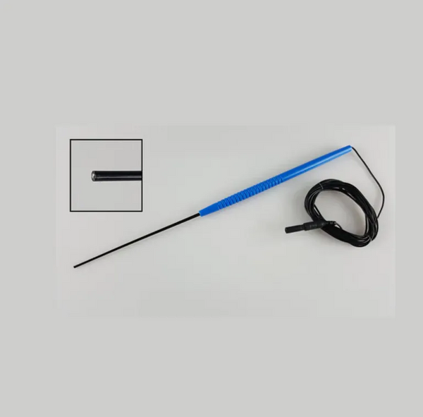 Sonda de estimulación para estimulación nerviosa directa, forma plana